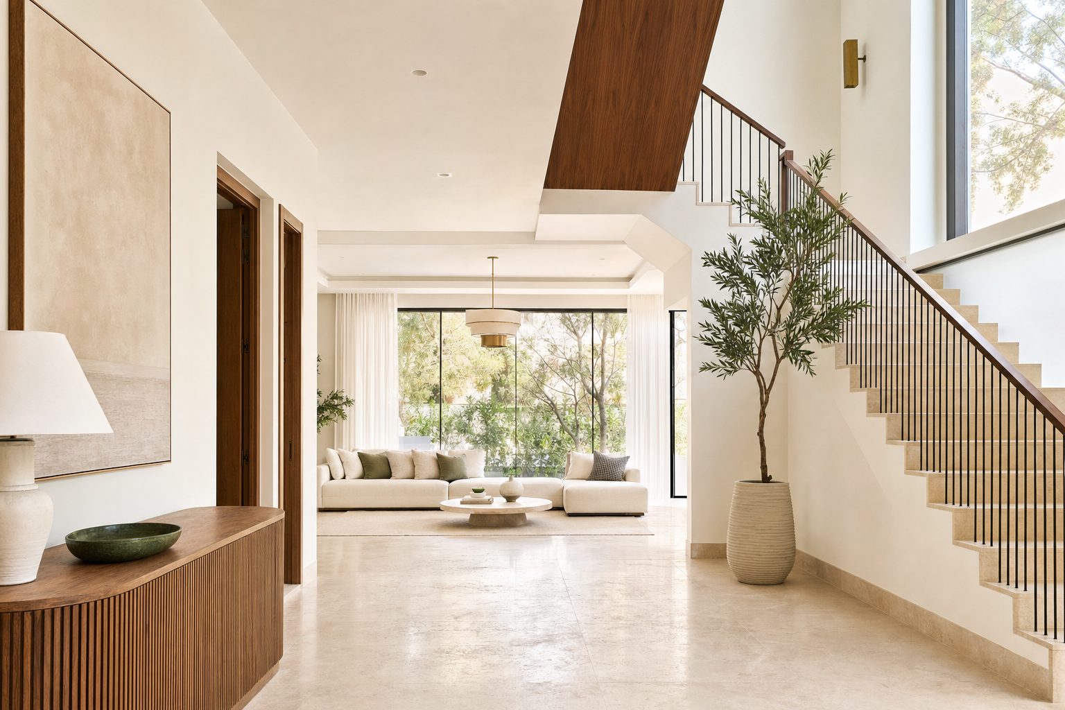 Beautifully renovated Dubai villa interior (illustrative)